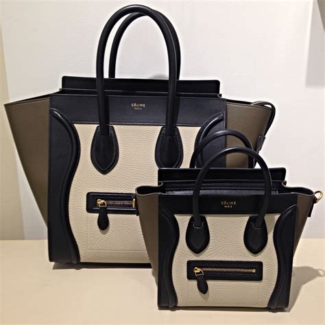 celine luggage tote tricolor price|Celine mini luggage price.